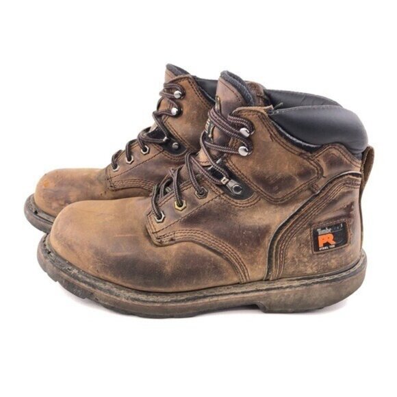 Timberland PRO Pit Boss 6" Steel Toe Work Boots 8.5 Wide - Picture 2 of 16